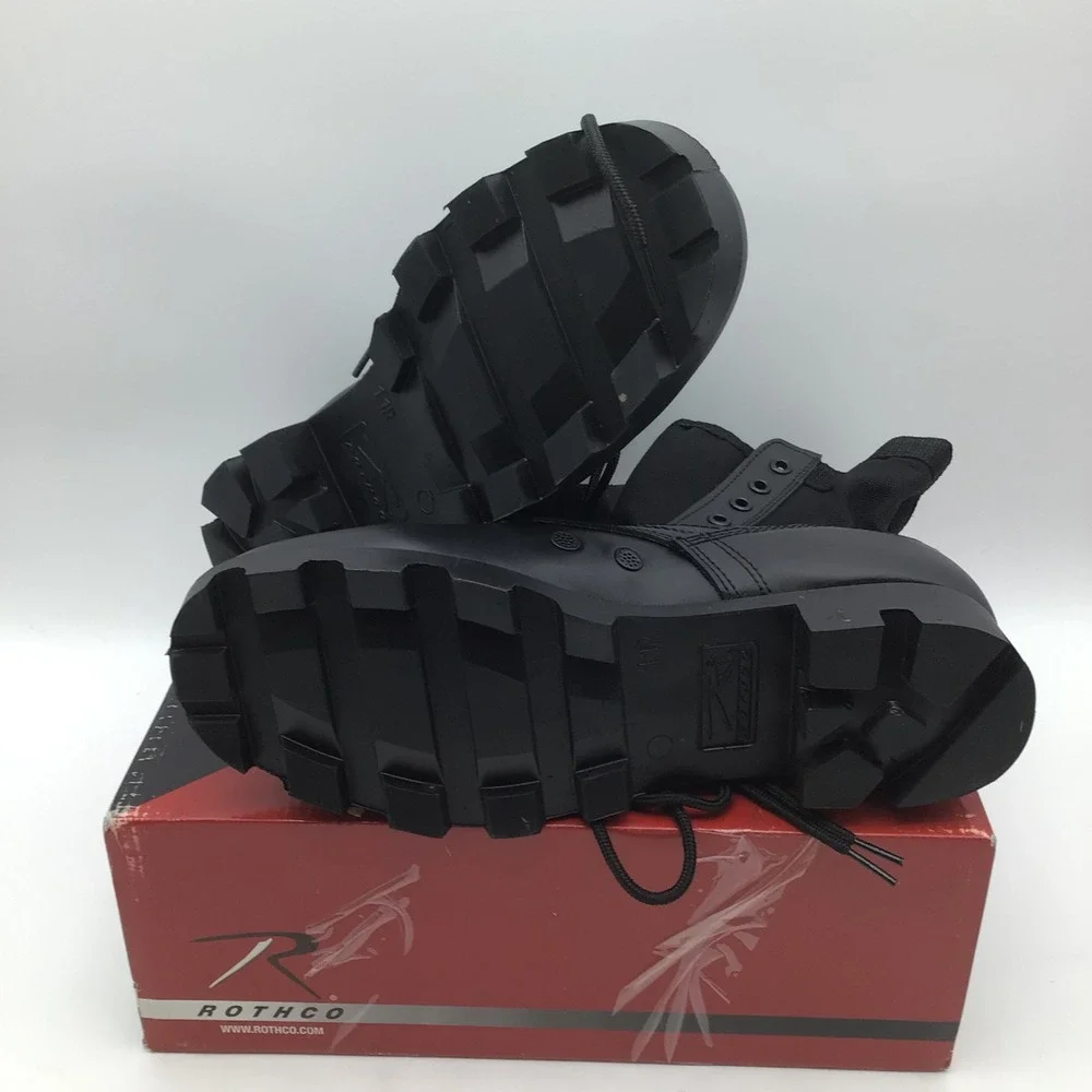 Rothco 5081 GI Type Jungle Boot Black Leather Canvas Tactical Combat Mens 11R - Picture 5 of 8